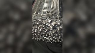 Bande transporteuse de refroidissement de cercle de tunnel de refroidissement de pain de maille de machine en spirale en métal flexible d'acier inoxydable