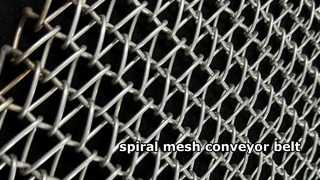 Ceinture de grillage d'armure de chaîne de convoyeur en métal de l'acier inoxydable 304 de catégorie comestible pour la boulangerie de four à biscuits et