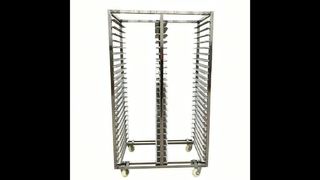 chariot de boulangerie en acier inoxydable