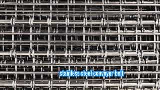 Bande transporteuse à maillons métalliques en acier inoxydable 304, qualité alimentaire, pour four à biscuits, recuit de boulangerie