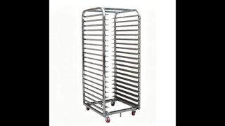 Étagère de four rotative à pain pliante en acier inoxydable 304 multicouche
