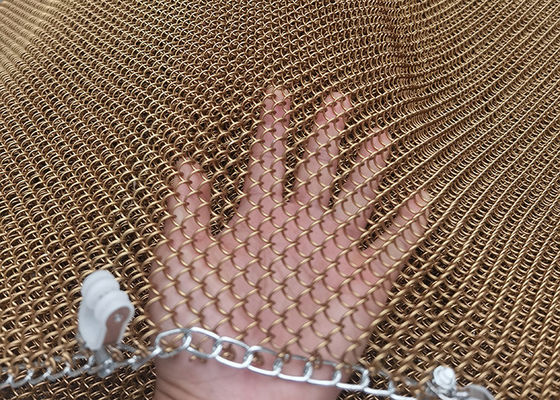 diviseurs de Mesh Drapes For Fireplace Room en métal de 1.5mm