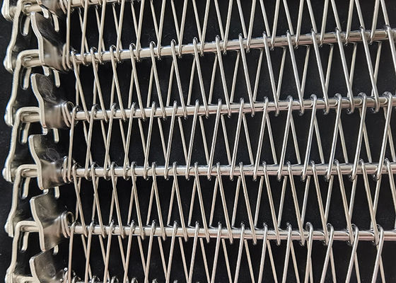 industries de Mesh Belt For Frozen Food de fil de catégorie comestible de largeur de 1.6m