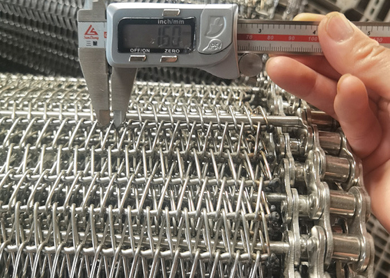 Un bon prix. 304 industries de la boulangerie résistantes à la chaleur en spirale de Mesh Conveyor Belt For Oven de fil en ligne