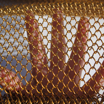 Un bon prix. Métal décoratif de anodisation argenté Mesh Wire Diameter 0.02mm-6.0mm pour la sécurité en ligne