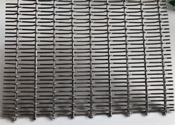 Un bon prix. Acier inoxydable 304 Mesh Decorative Crimped tissé architectural en ligne