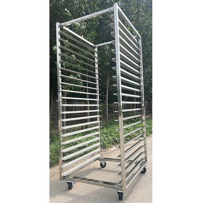 Capacité de charge argentée/noire de chariot à support d'acier inoxydable de boulangerie personnalisable