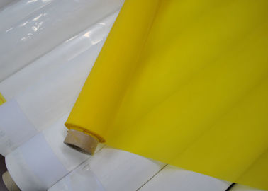 Un bon prix. 158 tissu de maille de polyester du micron 47T pour l'impression en céramique, couleur blanche/jaune en ligne