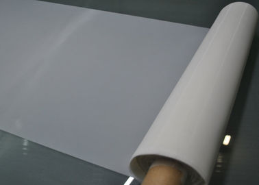 Un bon prix. Maille blanche du tissu de boulonnage de polyester de basse élasticité 60 pour l'impression/filtration de carte PCB en ligne