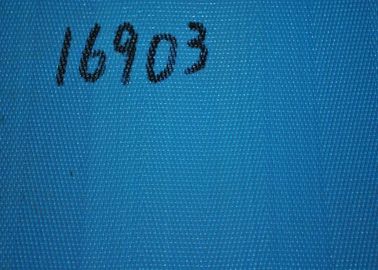 Un bon prix. Résistance acide élevée de tissu de maille de bout droit d'OEM avec la couleur blanche et bleue en ligne