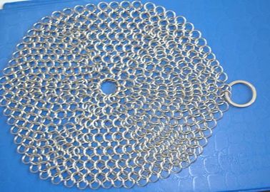Un bon prix. décapant de fonte de fer d'épurateur de Chainmail de l'acier inoxydable 304 7*7 pour la catégorie comestible en ligne