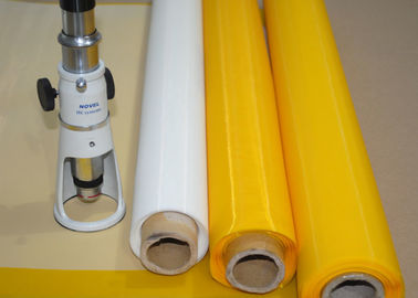 Un bon prix. Basse élasticité tissu de boulonnage de polyester de 102 pouces, tamis à mailles 110 pour l'impression de céramique en ligne