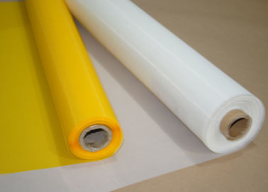 Un bon prix. Maille blanche/de jaune polyester de boulonnage du tissu 120 pour l'impression en verre, 158 microns en ligne