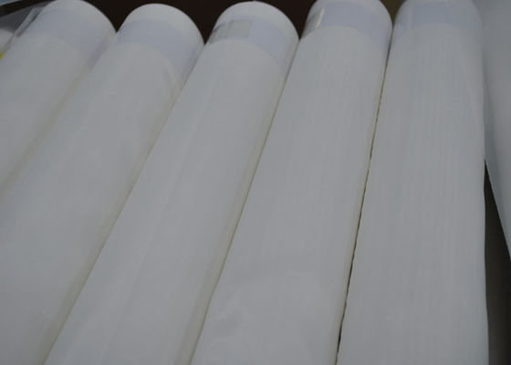 Maille d'impression d'écran de polyester de DPP 72T avec blanc et jaune pour l'impression de tissus