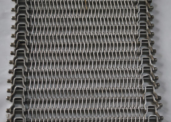 Bande de conveyeur de grillage de l'acier inoxydable 304 pour la cuisson de nourriture, GV approuvé