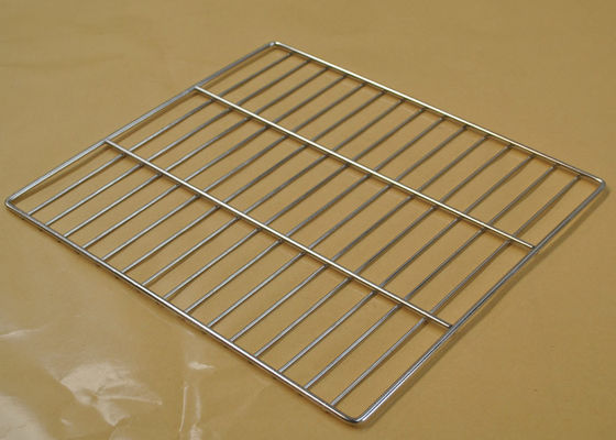 Chemin de câbles de casier métallique de catégorie comestible, électropolissage de plateau de panier de grillage de 304 solides solubles