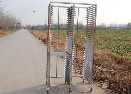 Chariot adapté aux besoins du client à support d'acier inoxydable de la boulangerie 201 pour la maison