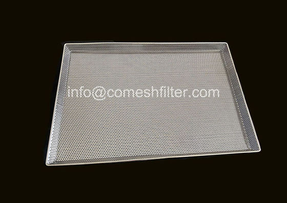 Le rectangle durable solides solubles antirouille câblent Mesh Tray For Industrial Application