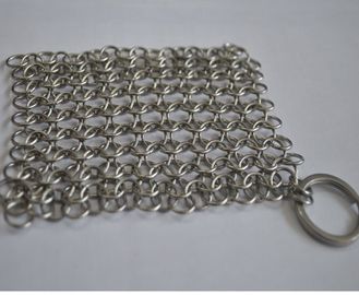Un bon prix. Maille d'anneau d'acier inoxydable/épurateur ronds de Chainmail pour la vaisselle de cuisine de nettoyage en ligne