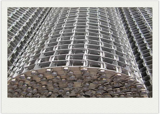 Bande de conveyeur plate de grillage d'acier inoxydable pour la machine lourde