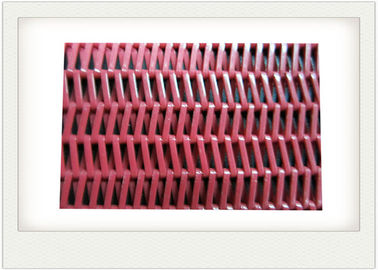 Un bon prix. Ceinture rouge de maille de polyester avec le convoyeur en spirale pour l'asséchage de dessiccateur/boue de nourriture en ligne