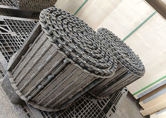 Système de convoyeur à bande d'acier convoyeur à chaîne pour puces convoyeur CNC machines à charnière