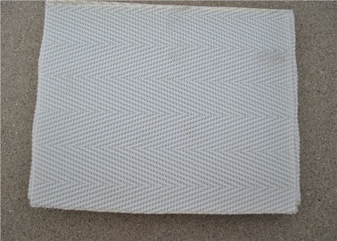 Un bon prix. Ceinture résistante à hautes températures de maille de polyester avec le blanc utilisé pour des eaux d'égout en ligne