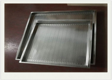 Un bon prix. Forme rectangulaire perforée de chemin de câbles de grillage d'acier inoxydable de cuisson utilisée en four en ligne