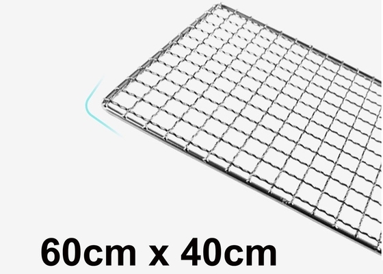 Un bon prix. Grill à gril à la nourriture sur mesure 304 acier inoxydable plateau de cuisson en treillis métalliques rectangulaires en ligne