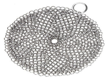 Un bon prix. Épurateur rond de la cuisine 316l Chainmail pour le Cookware de fonte sans la rouille en ligne