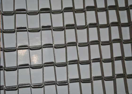 Bande de conveyeur plate de grillage de l'acier inoxydable 304 qui marchandises lourdes de chargement