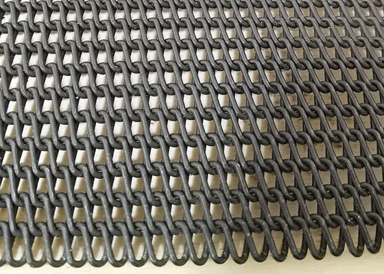 Un bon prix. Ceinture de convoyeur en treillis métallique en acier au carbone ultrafin à roulement plat en spirale pour les biscuits en ligne
