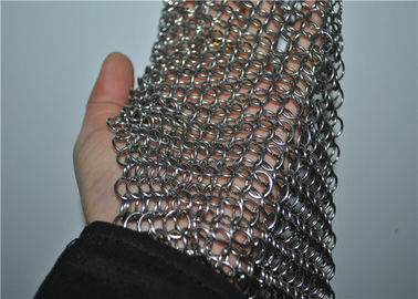 Un bon prix. Épurateur carré de Chainmail d'acier inoxydable avec non-toxique, décapant de fonte en ligne