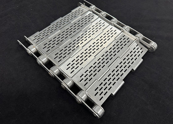 Plaque de chargement lourd Lien de chaîne en acier inoxydable en acier au carbone Plaque convoyeur