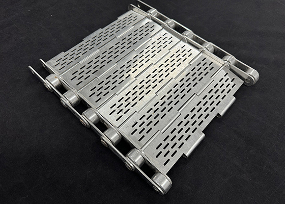 Un bon prix. Plaque de chargement lourd Lien de chaîne en acier inoxydable en acier au carbone Plaque convoyeur en ligne