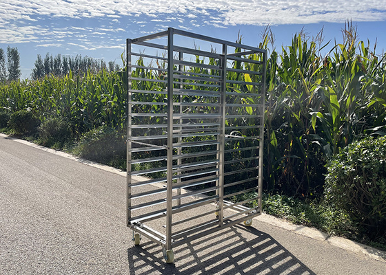Un bon prix. Pâtisserie en acier inoxydable rack de refroidissement panier à pain plateau de boulangerie chariot de boulangerie résistant aux températures élevées en ligne