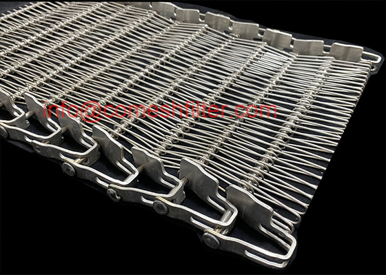 Un bon prix. Ceinture de convoyeur en acier inoxydable de qualité alimentaire 304 à treillis métallique pour four à spirale séchage congélation cuisson en ligne