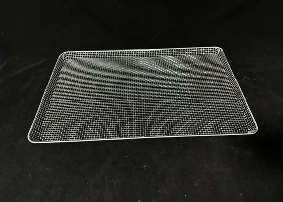 Un bon prix. Plateau de séchage en acier inoxydable personnalisé Plateau de treillis métallique tissé Plateau de déshydratant alimentaire Plateau de séchage en ligne
