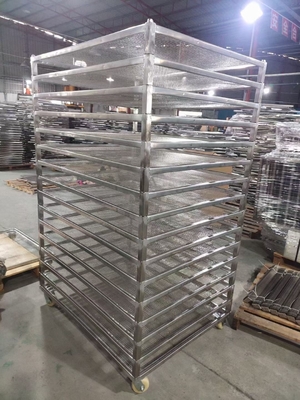 Maillage en acier inoxydable de qualité alimentaire Sécheuse alimentaire pour les fruits Déshydrateur Machine de séchage Plateaux de fruits secs serveur de plateau