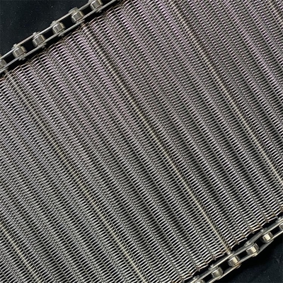 Un bon prix. En acier inoxydable, ceinture de treillis métallique en spirale équilibre ceinture de treillis métallique avec chaîne pour convoyeur en ligne