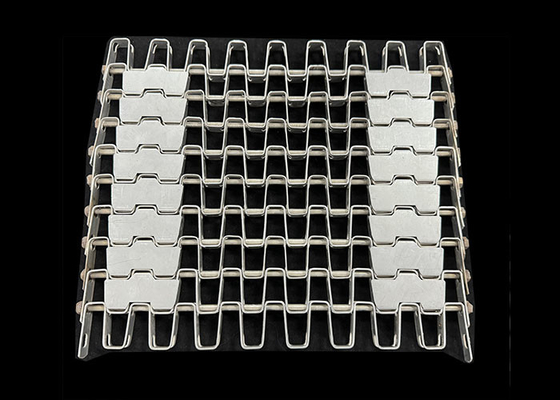 Ceinture de convoyeur en treillis métallique à grands trous en acier inoxydable pour séchoir à four