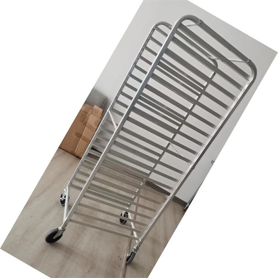 Trolley à plateau en alliage d'aluminium commercial personnalisé pour le chariot de cuisson en plateau de 18x26 pouces
