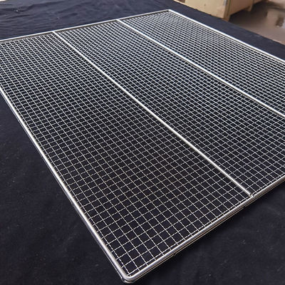 Taille personnalisée SUS 304 Plateaux en treillis métalliques pour cuisson au four