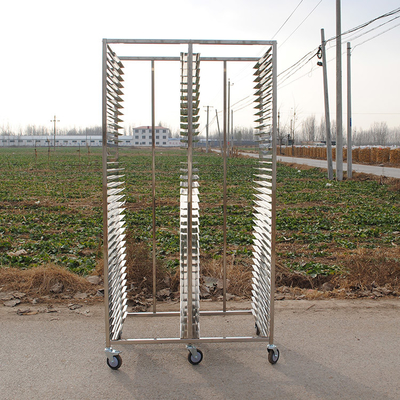 Grade alimentaire Longue durée de vie Polissage du chariot de boulangerie en acier inoxydable pour la production de boulangerie