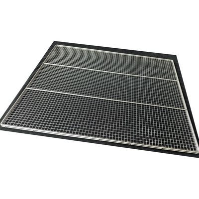 Plateau de cuisson en treillis métalliques en acier inoxydable soudés Plateau de cuisson en grille