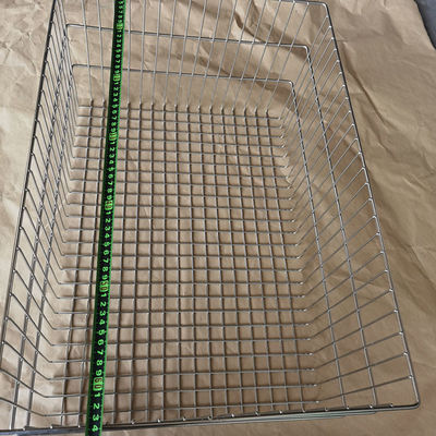 Taille personnalisée 304 en acier inoxydable filet de fil fourneau boulangerie panier de pain pour le supermarché