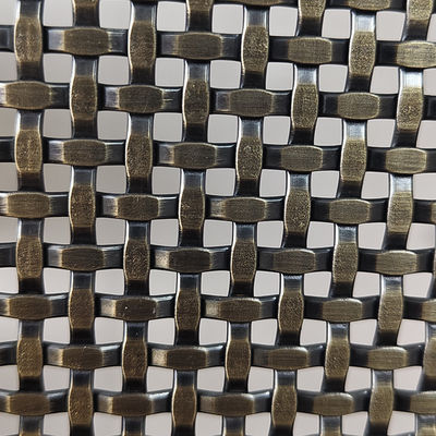 qualité 304 316 Maillage tissé architectural en acier inoxydable pour la décoration de façades de bâtiments Plafond Usine