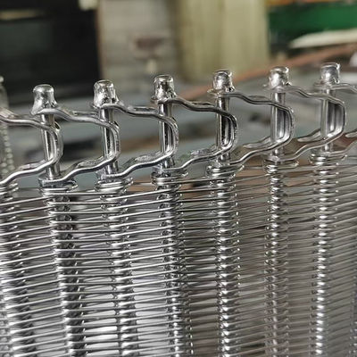 Un bon prix. Flexible Rod Conveyor Belt Stainless Steel Spiral Balanced Weave Wire Mesh Belt en ligne