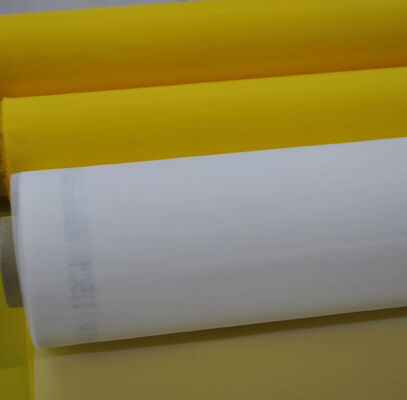 qualité 18 61 64 420mesh 36t 43t 48t 55t 62t 77t 80t 100t 120t 165t blanc jaune maille de sérigraphie en polyester pour cellules solaires Usine