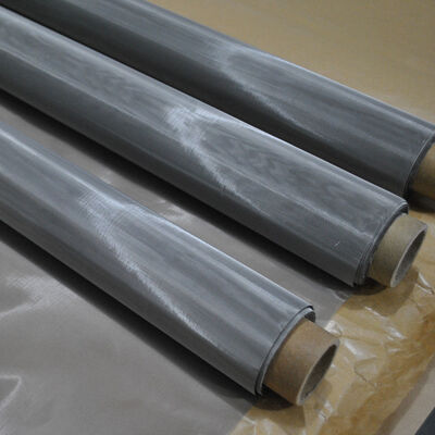 Un bon prix. Tissu moustiquaire en acier inoxydable extra fin 304, 10 25 100 microns, rouleau épais de 1,4 mm, tamis métallique 11x11 en ligne